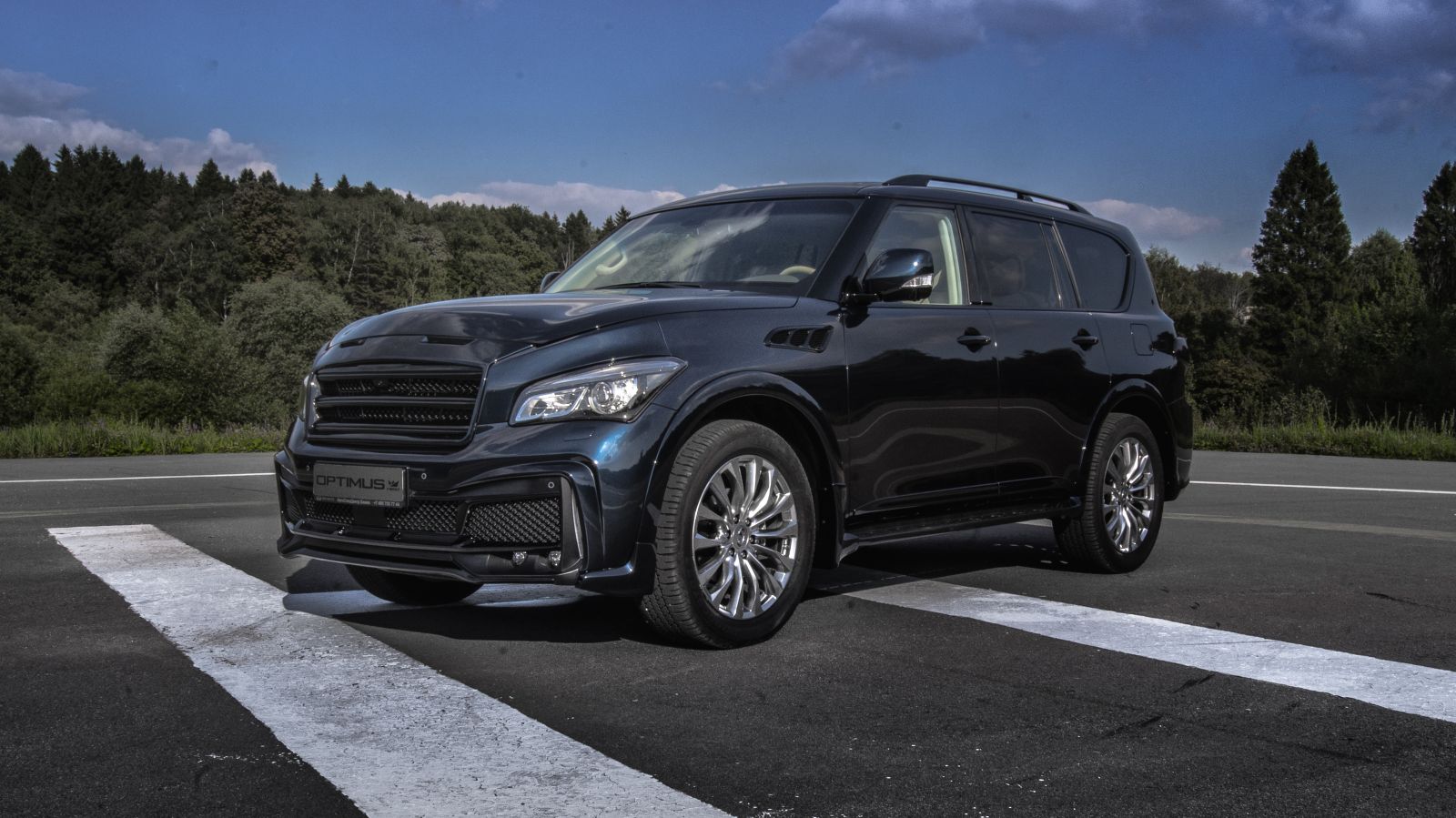 обвес Optimus Blue Classic для Infiniti QX80